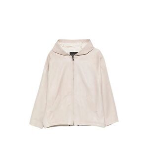 Simonetta Ravizza Neutrals Jackets - Leather Jackets Women